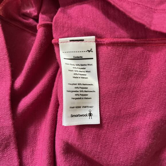 Smartwool Merino Base Layer Top Womens XS Pink Long Sleeve Crewneck - Picture 10 of 12